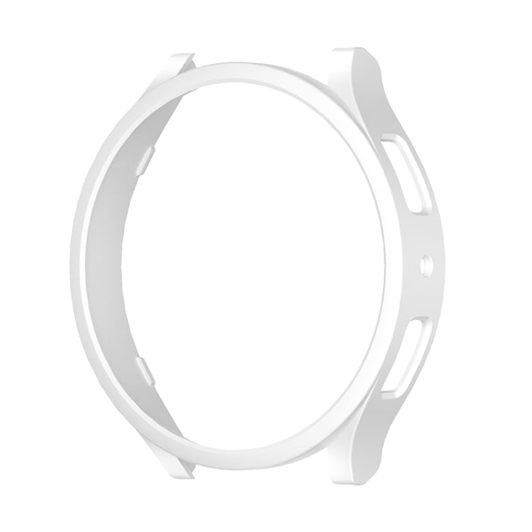 For Samsung Galaxy Watch 6 44mm Half-inclusive PC Watch Protective Case(White) - Watch Cases by buy2fix | Online Shopping UK | buy2fix