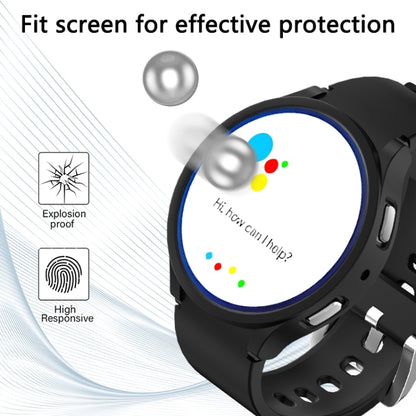 For Samsung Galaxy Watch 6 44mm Half-inclusive PC Watch Protective Case(Black) - Watch Cases by buy2fix | Online Shopping UK | buy2fix