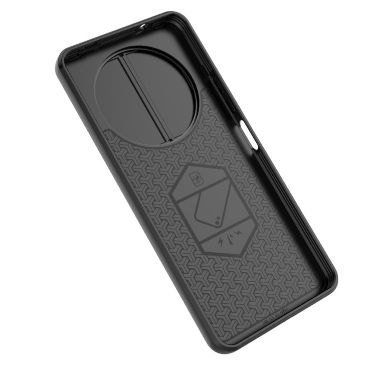 For Xiaomi Redmi A3 4G Global Sliding Camshield TPU + PC Shockproof Phone Case with Holder(Grey) - Xiaomi Cases by buy2fix | Online Shopping UK | buy2fix