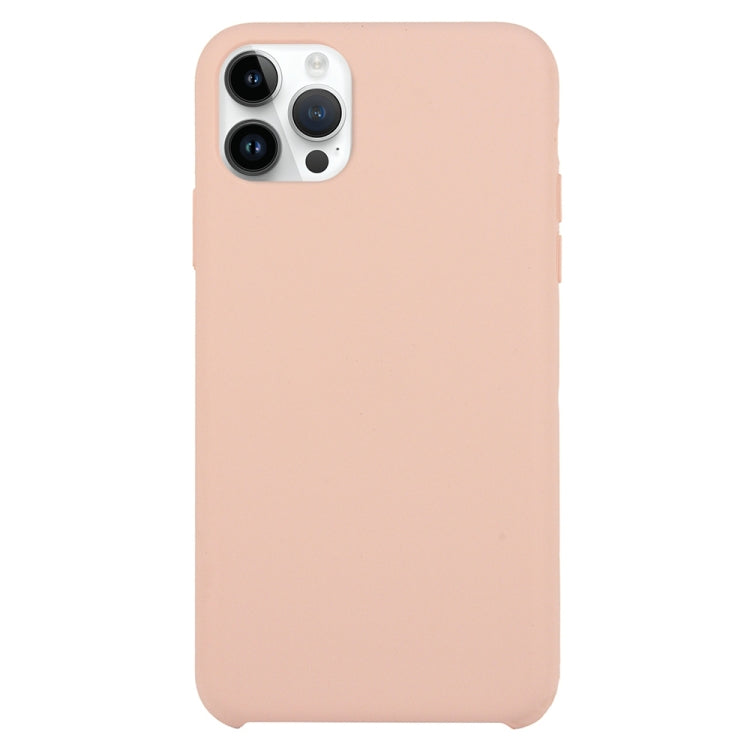 For iPhone 16 Pro Max Solid Silicone Phone Case(Pink) - iPhone 16 Pro Max Cases by buy2fix | Online Shopping UK | buy2fix