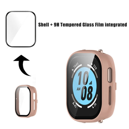 For Honor Watch 4 PC + 9H Tempered Glass Integrated Watch Case(Ivory White) - Watch Cases by buy2fix | Online Shopping UK | buy2fix