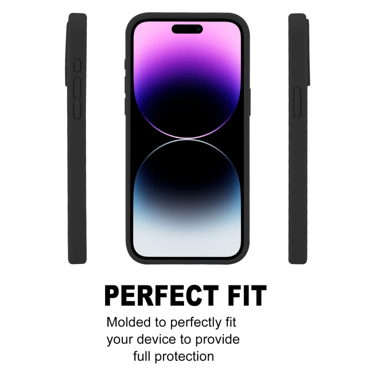 For iPhone 15 Pro Max GOOSPERY SILICONE Silky Soft TPU Phone Case(Black) - iPhone 15 Pro Max Cases by GOOSPERY | Online Shopping UK | buy2fix