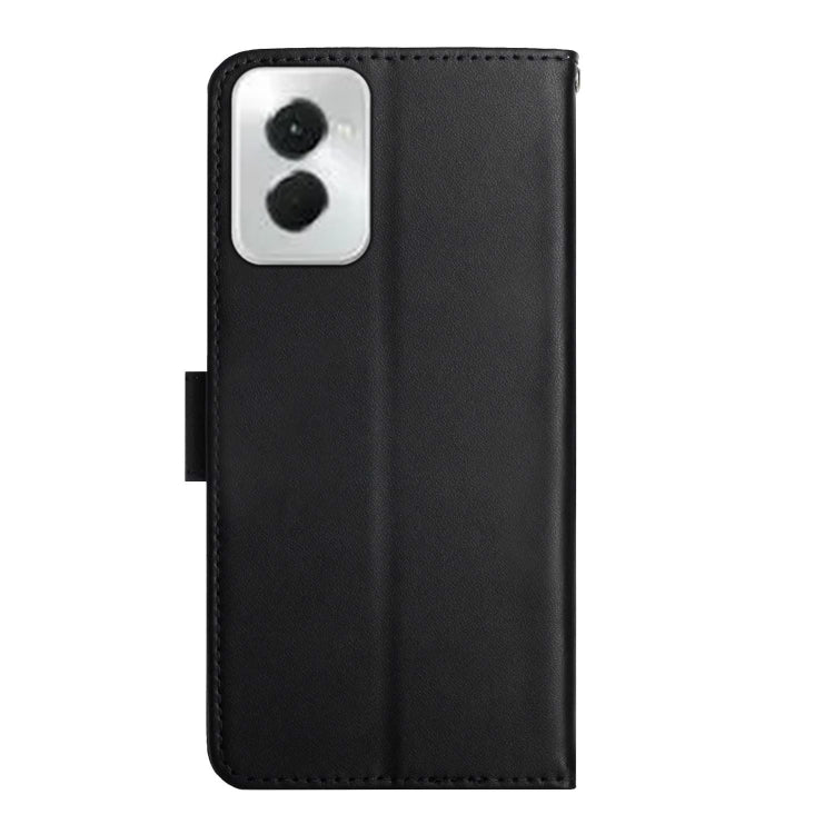 For Motorola Moto G Power 5G 2024 Genuine Leather Fingerprint-proof Horizontal Flip Phone Case(Black) - Motorola Cases by buy2fix | Online Shopping UK | buy2fix