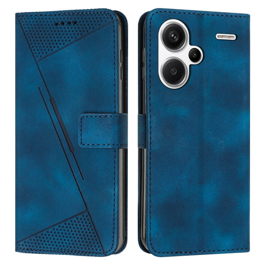For Xiaomi Redmi Note 13 Pro+ Dream Triangle Leather Phone Case with Lanyard(Blue) - Note 13 Pro+ Cases by buy2fix | Online Shopping UK | buy2fix