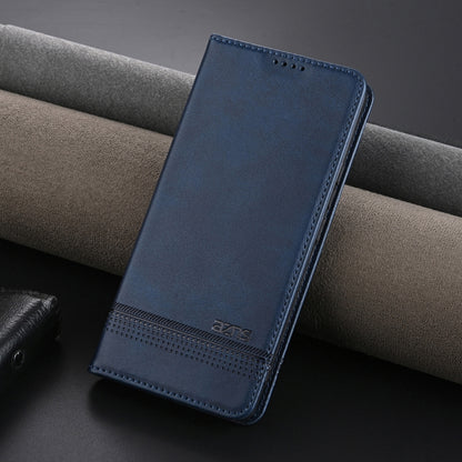 For OPPO Find X7 Ultra AZNS Magnetic Calf Texture Flip Leather Phone Case(Dark Blue) - Find X7 Ultra Cases by AZNS | Online Shopping UK | buy2fix