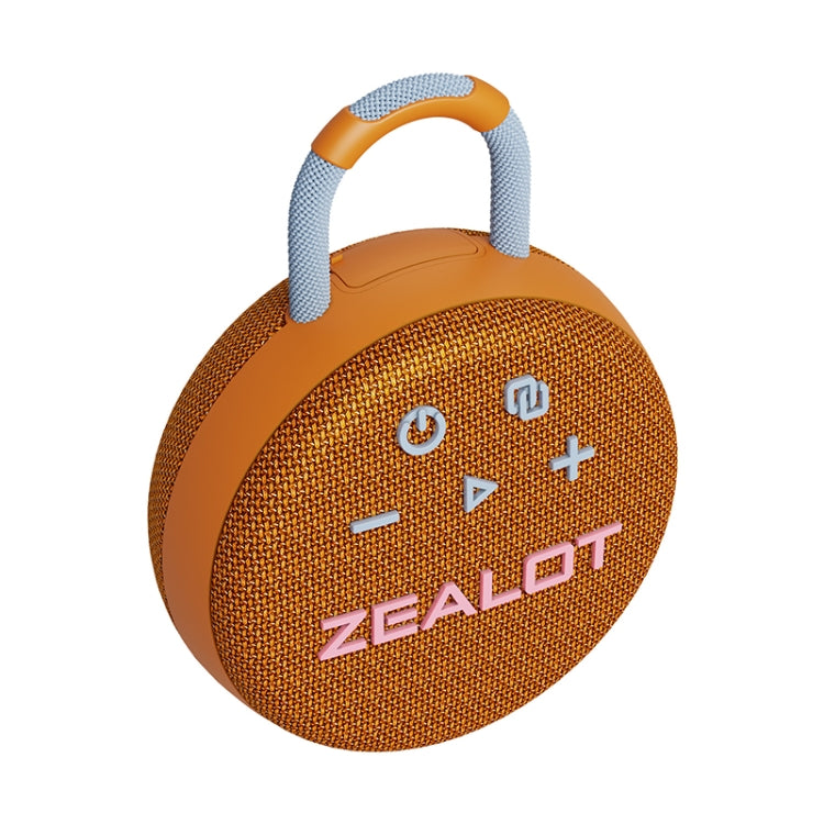 Zealot S77 IPX7 Waterproof Portable Wireless Bluetooth Speaker(Orange) - Waterproof Speaker by ZEALOT | Online Shopping UK | buy2fix