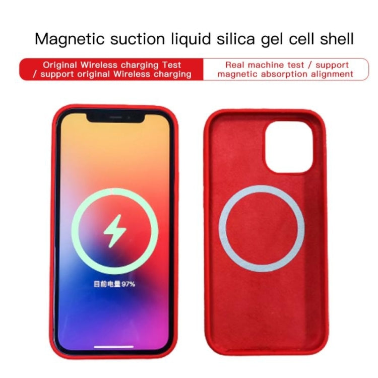 For iPhone 16 Plus Liquid Silicone Full Coverage MagSafe Phone Case(Red) - iPhone 16 Plus Cases by buy2fix | Online Shopping UK | buy2fix