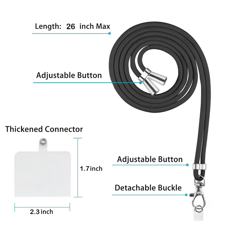 For Xiaomi Redmi 13C 4G Electroplating Dual-side IMD Phone Case with Lanyard(Totem Elephant) - 13C Cases by buy2fix | Online Shopping UK | buy2fix