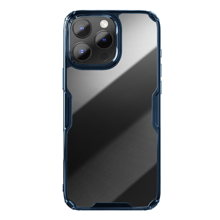 For iPhone 16 Pro Max NILLKIN Ultra Clear PC + TPU Phone Case(Blue) - iPhone 16 Pro Max Cases by NILLKIN | Online Shopping UK | buy2fix