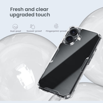 For iPhone 16 Plus NILLKIN Ultra Clear PC + TPU Phone Case(Transparent) - iPhone 16 Plus Cases by NILLKIN | Online Shopping UK | buy2fix