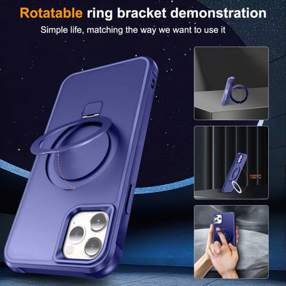 For iPhone 11 Pro Max MagSafe Magnetic Holder Phone Case(Klein Blue) - iPhone 11 Pro Max Cases by buy2fix | Online Shopping UK | buy2fix