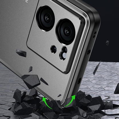 For Xiaomi Redmi K70 Pro Frosted Metal Phone Case(Silver) - K70 Pro Cases by buy2fix | Online Shopping UK | buy2fix