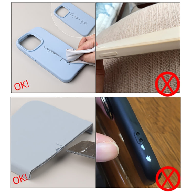 For iPhone 16 Pro Max Pure Color Liquid Silicone Fine Pore Phone Case(Light Brown) - iPhone 16 Pro Max Cases by buy2fix | Online Shopping UK | buy2fix