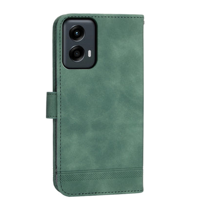 For Motorola Moto G Stylus 5G 2024 Dierfeng Dream Line TPU + PU Leather Phone Case(Green) - Motorola Cases by buy2fix | Online Shopping UK | buy2fix