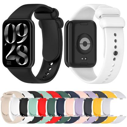 For Xiaomi Mi Band 8 Pro Solid Color Black Buckle Silicone Watch Band(Midnight Blue) - Watch Bands by buy2fix | Online Shopping UK | buy2fix