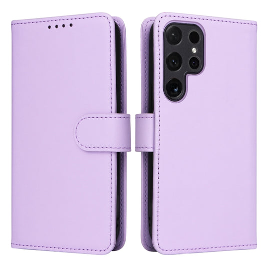 For Samsung Galaxy S24 Ultra 5G BETOPNICE BN-005 2 in 1 Detachable Imitate Genuine Leather Phone Case(Light Purple) - Galaxy S24 Ultra 5G Cases by BETOPNICE | Online Shopping UK | buy2fix