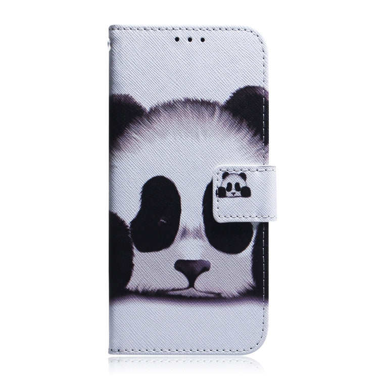 For Motorola Moto G Power 5G 2024 Coloured Drawing Flip Leather Phone Case(Panda) - Motorola Cases by buy2fix | Online Shopping UK | buy2fix