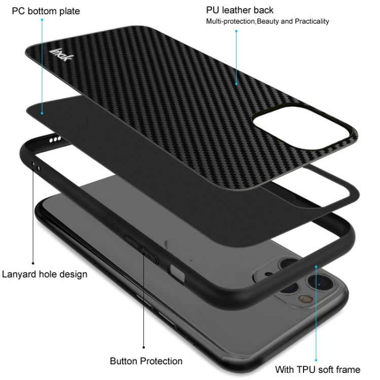 For Xiaomi Redmi K60 Ultra 5G IMAK LX-5 Series Shockproof PC + PU + TPU Protective Phone Case(Carbon Fiber Texture) - Redmi K60 Ultra Cases by imak | Online Shopping UK | buy2fix