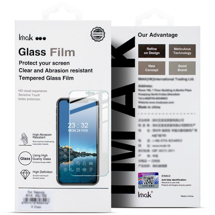 For Samsung Galaxy A05 / A05s IMAK H Series Tempered Glass Film, Phone Case Edition - Galaxy Tempered Glass by imak | Online Shopping UK | buy2fix