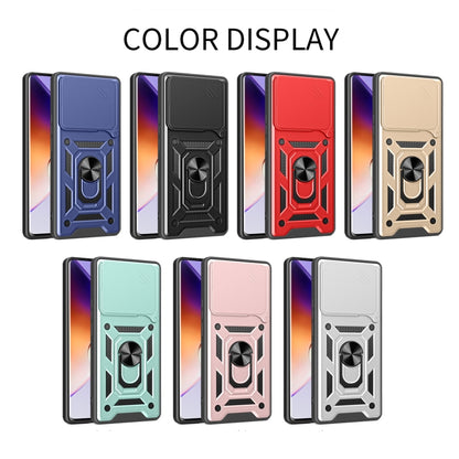 For Infinix Note 40 Pro/40 Pro+ 5G Sliding Camera Cover Design TPU+PC Phone Case(Silver) - Infinix Cases by buy2fix | Online Shopping UK | buy2fix