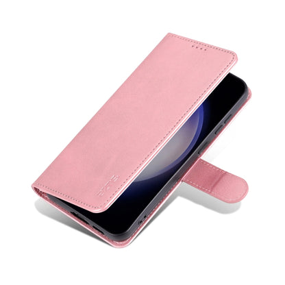 For Samsung Galaxy S24 5G AZNS Skin Feel Calf Texture Flip Leather Phone Case(Rose Gold) - Galaxy S24 5G Cases by AZNS | Online Shopping UK | buy2fix