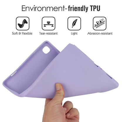 For Samsung Galaxy Tab S9 Oil Spray Skin-friendly TPU Tablet Case(Purple) - Galaxy Tab S9 Cases by buy2fix | Online Shopping UK | buy2fix