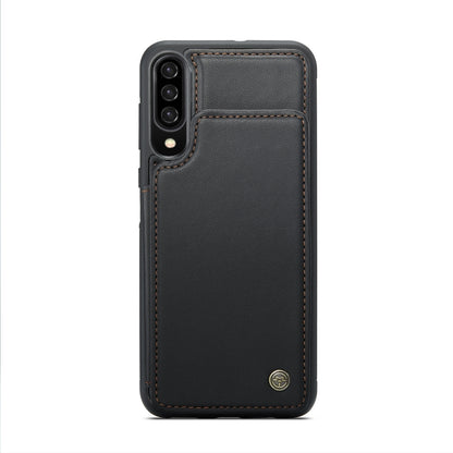 For Samsung Galaxy A30s/A50s/A50 CaseMe C22 Card Slots Holder RFID Anti-theft Phone Case(Black) - Galaxy Phone Cases by CaseMe | Online Shopping UK | buy2fix