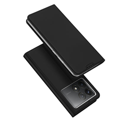 For Xiaomi Redmi K70 / K70 Pro DUX DUCIS Skin Pro Series Flip Leather Phone Case(Black) - K70 Cases by DUX DUCIS | Online Shopping UK | buy2fix