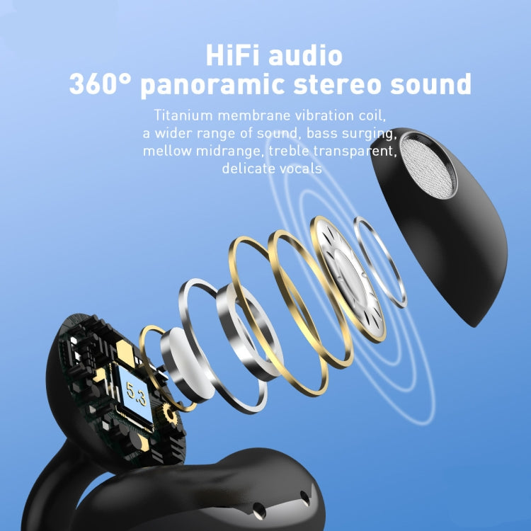 Hileo Hi82 TWS Wireless Bluetooth In-ear Sports Noise Reduction Earphone(White) - Sport Earphone by Hileo | Online Shopping UK | buy2fix