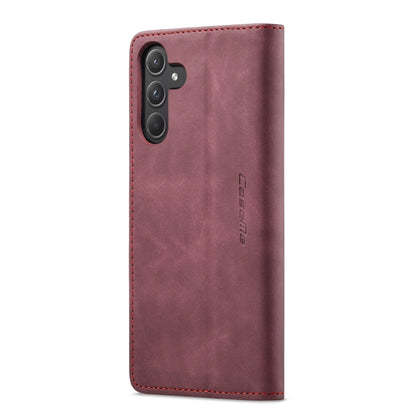 For Samsung Galaxy A55 5G CaseMe 013 Multifunctional Horizontal Flip Leather Phone Case(Wine Red) - Galaxy Phone Cases by CaseMe | Online Shopping UK | buy2fix