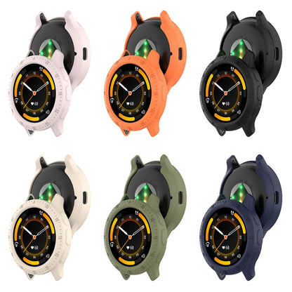 For Garmin Venu 3 Half Pack Hollow TPU Armor Watch Protective Case(Orange) - Watch Cases by buy2fix | Online Shopping UK | buy2fix