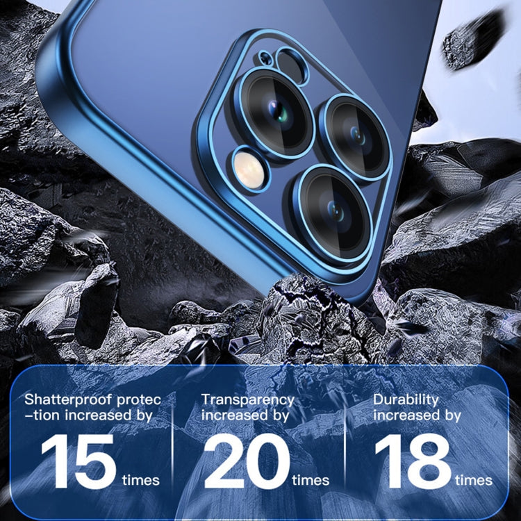 For iPhone 15 Pro Max TOTUDESIGN PC-2 Series Electroplating TPU Phone Case(Blue) - iPhone 15 Pro Max Cases by TOTUDESIGN | Online Shopping UK | buy2fix