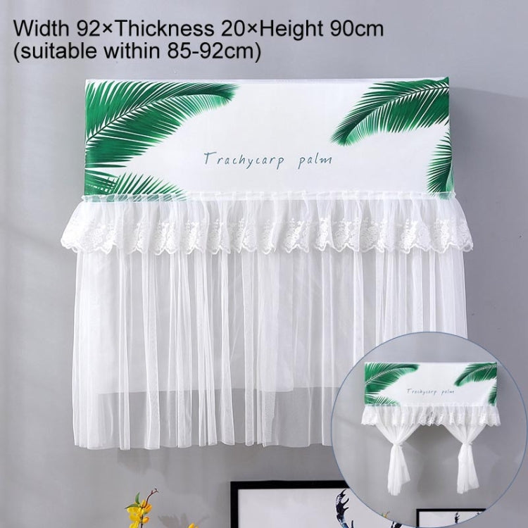 Do Not Take Dust-proof And Anti Direct Blowing Simple Wind Hanging Machine Air Conditioner Moon Cover, Size:Width 98 × Thickness 20 × Height 90cm(Plantain Leaves) - Dust Covers by buy2fix | Online Shopping UK | buy2fix