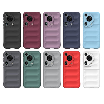 For Huawei Pura 70 Ultra Magic Shield TPU + Flannel Phone Case(Grey) - Huawei Cases by buy2fix | Online Shopping UK | buy2fix