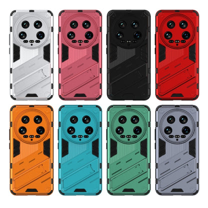 For Xiaomi 14 Ultra 5G Punk Armor 2 in 1 PC + TPU Phone Case with Holder(Red) - 14 Ultra Cases by buy2fix | Online Shopping UK | buy2fix