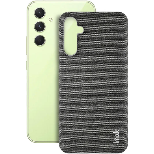 For Samsung Galaxy A54 5G imak Ruiyi Series Cloth Texture PU + PC Phone Case(Dark Grey) - Galaxy Phone Cases by imak | Online Shopping UK | buy2fix