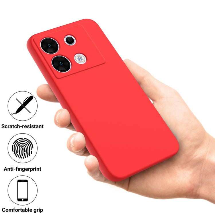 For Infinix Zero 30 5G Solid Color Liquid Silicone Dropproof Full Coverage Protective Case(Red) - Infinix Cases by buy2fix | Online Shopping UK | buy2fix