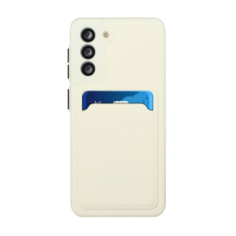 For Samsung Galaxy S23 FE 5G Card Slot Design Shockproof TPU Phone Case(White) - Galaxy S23 FE 5G Cases by buy2fix | Online Shopping UK | buy2fix