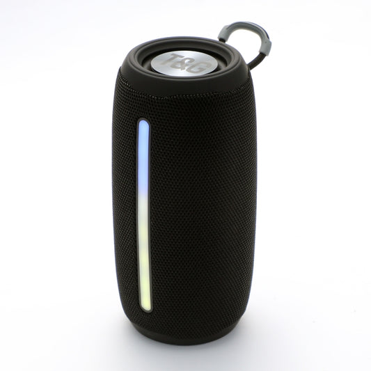 T&G TG663 Portable Colorful LED Wireless Bluetooth Speaker Outdoor Subwoofer(Black) - Desktop Speaker by T&G | Online Shopping UK | buy2fix