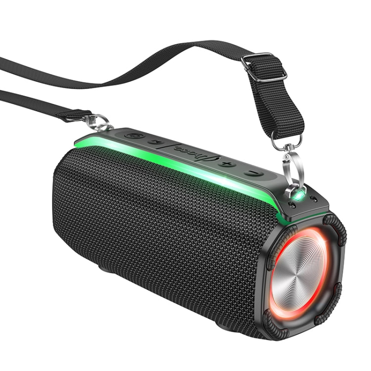 hoco HC23 Rick Outdoor Bluetooth 5.3 Speaker Support TF Card / FM / TWS(Black) - Desktop Speaker by hoco | Online Shopping UK | buy2fix