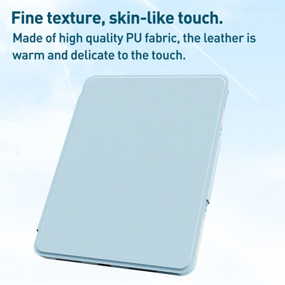 For iPad Air 11 2024 / iPad Pro 11 X-Shaped Rotation Smart Leather Tablet Case(Blue) - iPad Pro 11 (2022/2021) Cases by buy2fix | Online Shopping UK | buy2fix