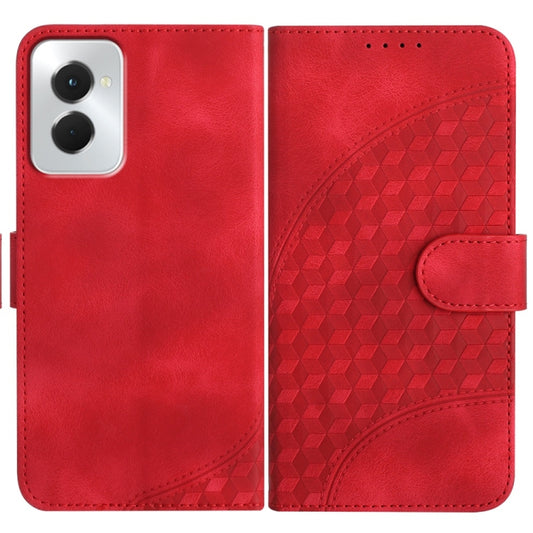 For Motorola Moto G Power 5G 2024 YX0060 Elephant Head Embossed Phone Leather Case with Lanyard(Red) - Motorola Cases by buy2fix | Online Shopping UK | buy2fix