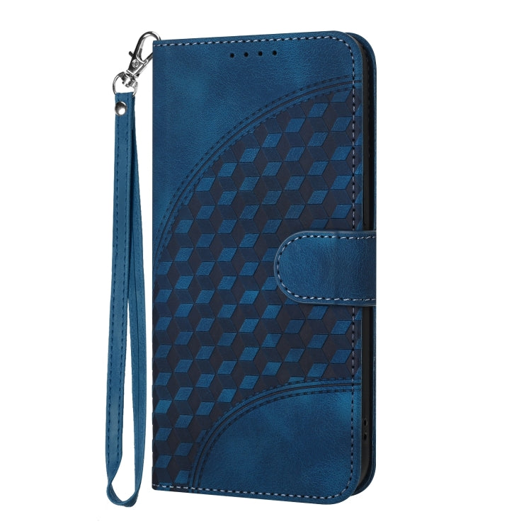 For Google Pixel 9 Pro YX0060 Elephant Head Embossed Phone Leather Case with Lanyard(Royal Blue) - Google Cases by buy2fix | Online Shopping UK | buy2fix