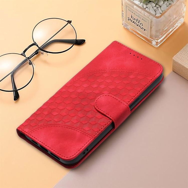 For Google Pixel 9 YX0060 Elephant Head Embossed Phone Leather Case with Lanyard(Red) - Google Cases by buy2fix | Online Shopping UK | buy2fix