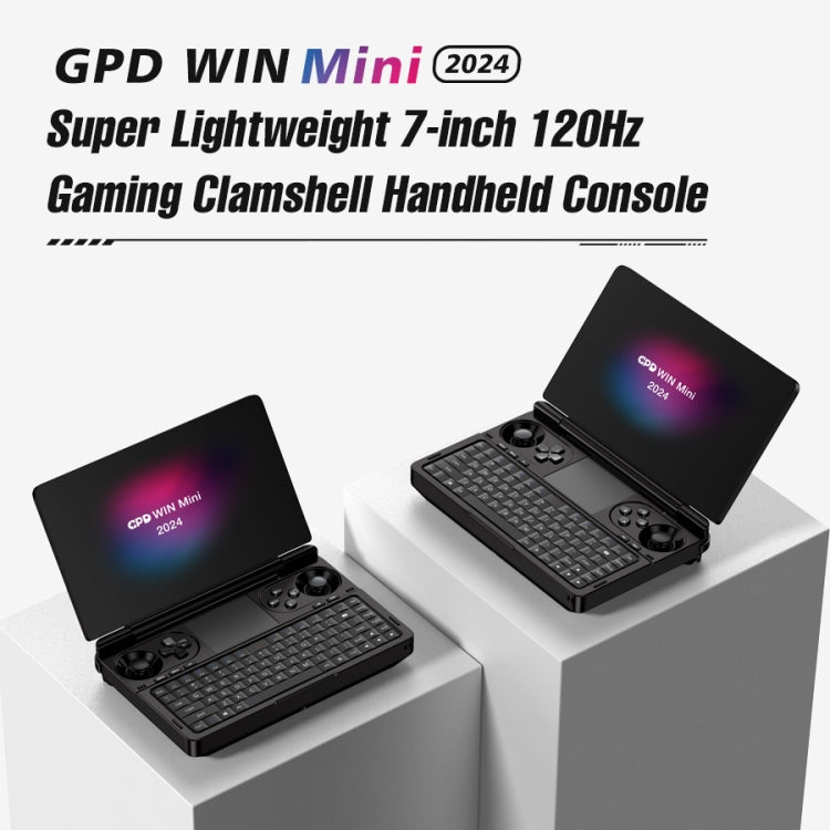 GPD WIN Mini 2024 7 inch Handheld Gaming PC Windows 11 Home AMD Ryzen 7 8840U 32GB+512GB(Black) - Others by GPD | Online Shopping UK | buy2fix