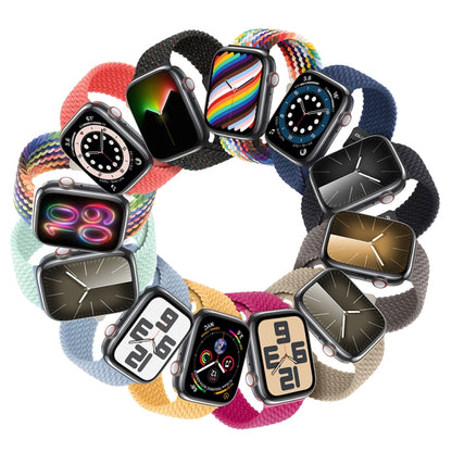 For Apple Watch Series 8 41mm DUX DUCIS Mixture Pro Series Magnetic Buckle Nylon Braid Watch Band(New Rainbow) - Watch Bands by DUX DUCIS | Online Shopping UK | buy2fix