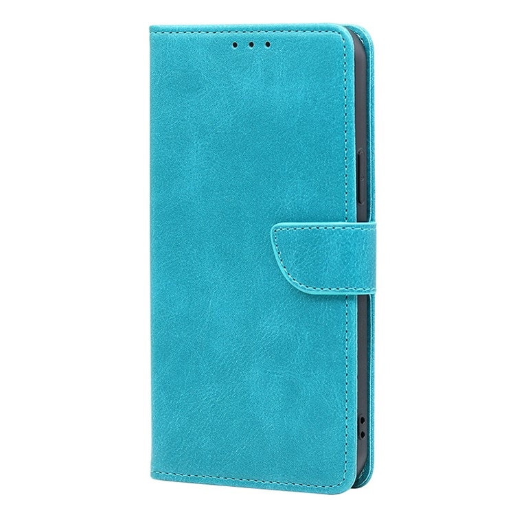 For Motorola Edge 5G 2024 Calf Texture Buckle Flip Leather Phone Case(Light Blue) - Motorola Cases by buy2fix | Online Shopping UK | buy2fix