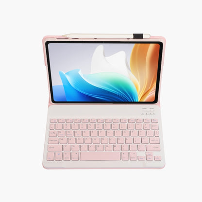 For OPPO Pad Air2 11.4 inch OP14 TPU Ultra-thin Detachable Bluetooth Keyboard Leather Case(Pink) - Others Keyboard by buy2fix | Online Shopping UK | buy2fix