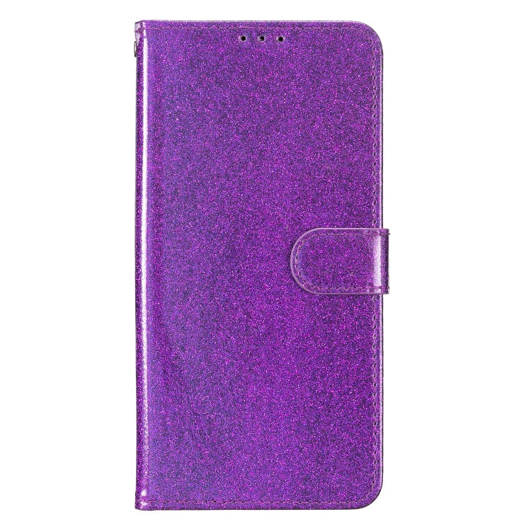 For Blackview A53 Pro Glitter Powder Flip Leather Phone Case(Purple) - More Brand by buy2fix | Online Shopping UK | buy2fix