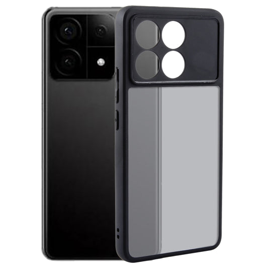 For Xiaomi Redmi K70 / K70 Pro Fine Pore Matte Black TPU + PC Phone Case - K70 Pro Cases by buy2fix | Online Shopping UK | buy2fix